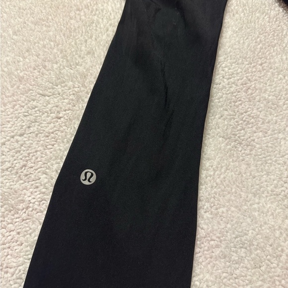 Lululemon Black Fast & Free 7/8 Tight II Nulux Athletic Leggings Non Reflective - Picture 10 of 12